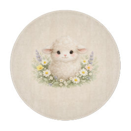 Whimsicala får och vilda blommor för en charmig