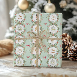 Whimsicala julkransar och leksaker presentpapper