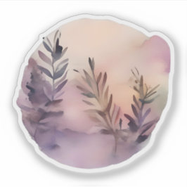 Whimsicala lavendelblad klistermärken
