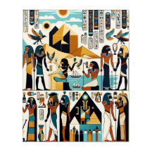 WhimsicalArtworks Hieroglyphic Enigma Wall Art