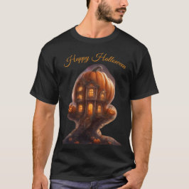 Whimsicalt pumpahus Glad Halloween T Shirt