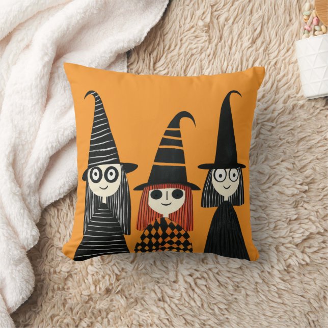 Whimsiches Spooky Cute Halloween Kudde (Filt)