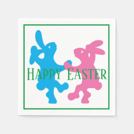 Whimsicing Rabbits Pappersservett