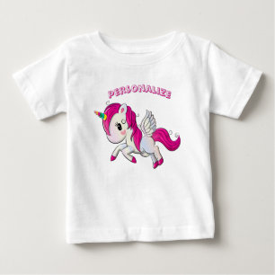Whimsicle Flygande Enhörning Pegasus Regnbågehorn T Shirt
