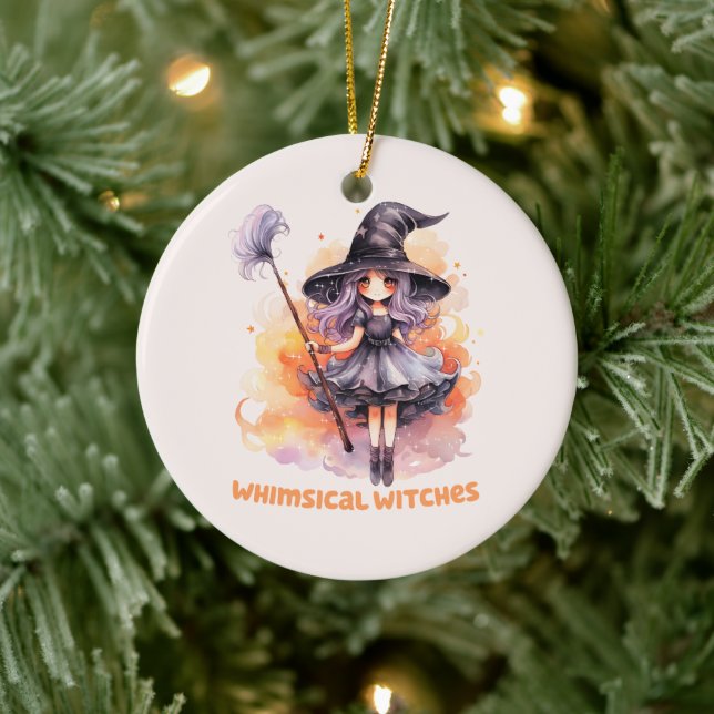 Whimsics Witches Julgransprydnad Keramik (Träd)