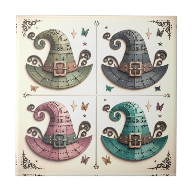 Whimsics Witches Kakelplatta (Framsidan)