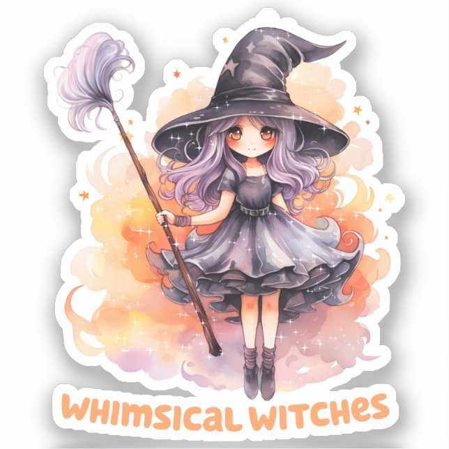Whimsics Witches Klistermärken (Framsida)