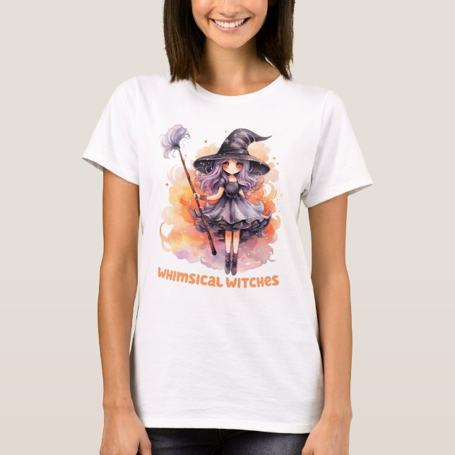 Whimsics Witches T Shirt (Framsida)