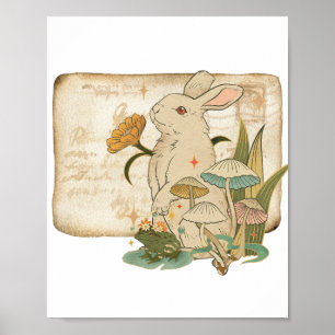 Whimsics Woodland Friends Poster