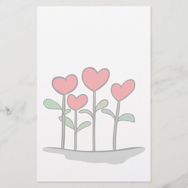 Whimsiella hjärtblommor Stationär (Framsida)