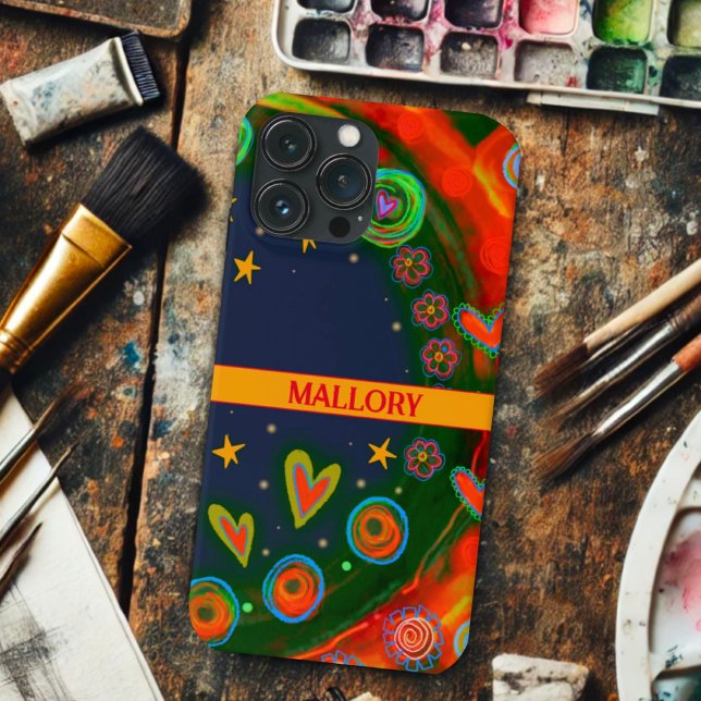 Whimsiella stjärnor hör färgstarka Personliger Nam (Skapare uppladdad)