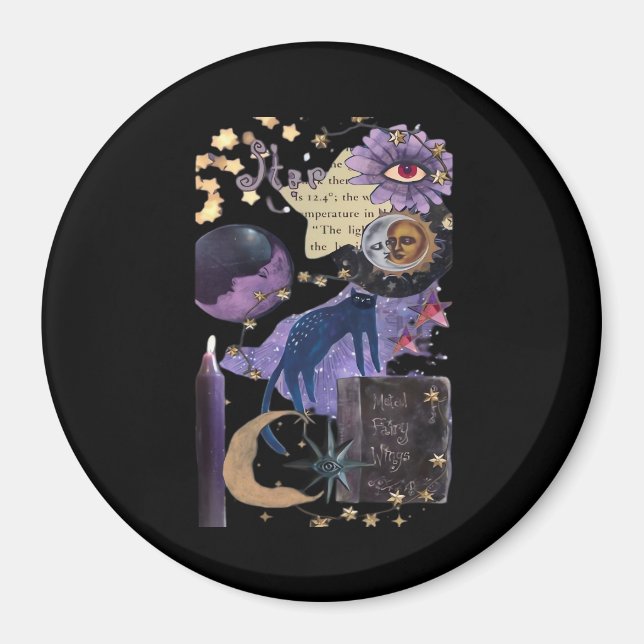 Whimsigoth Aesthetic 90s Magnet (Framsidan)