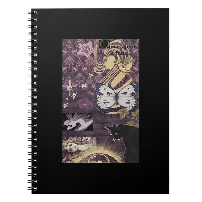 Whimsigoth Aesthetic Oversized Anteckningsbok (Framsidan)