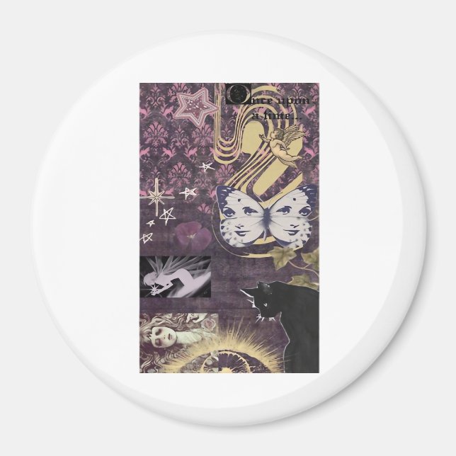 Whimsigoth Aesthetic Oversized Magnet (Framsidan)
