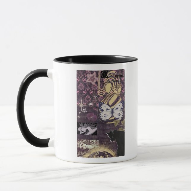 Whimsigoth Aesthetic Oversized Mugg (Vänster)