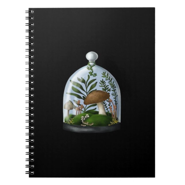Whimsigoth Apothecary Terrarium Anteckningsbok (Framsidan)