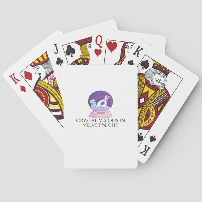 Whimsigoth Bläck - Mystical Forests, Måne & Magic  Casinokort (Baksidan)