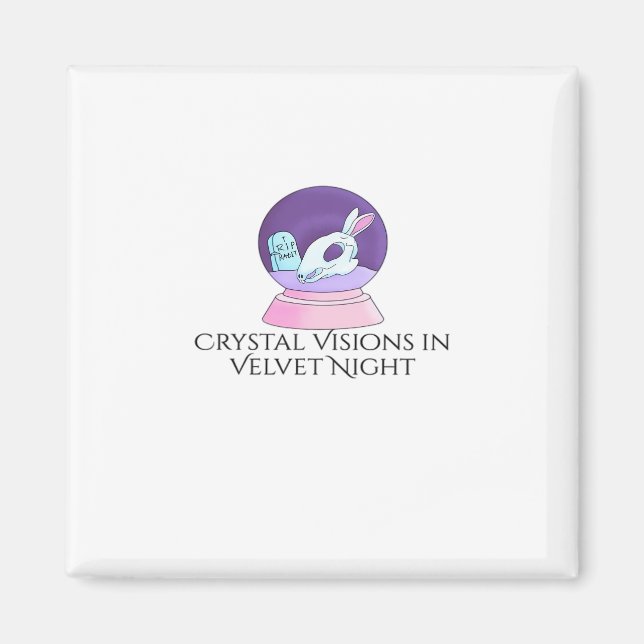 Whimsigoth Bläck - Mystical Forests, Måne & Magic  Magnet (Framsidan)