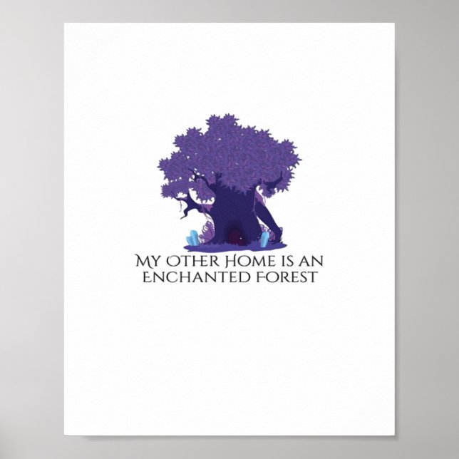 Whimsigoth Bläck - Mystical Forests, Måne & Magic  Poster (Framsidan)