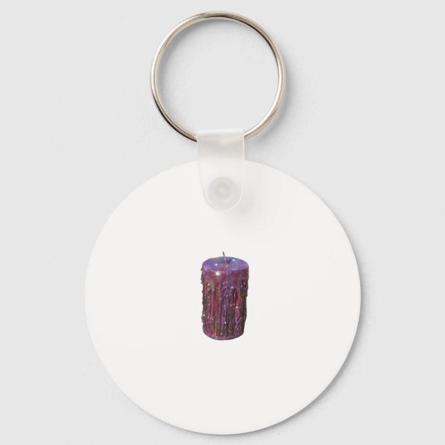 Whimsigoth Candle Classic Nyckelring (Framsida)