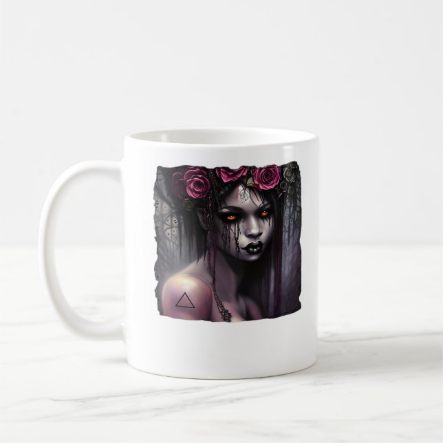 Whimsigoth Classic Funny Kaffemugg (Vänster)