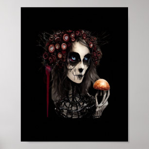 Whimsigoth - Classic Måne och Haunted Gardens Poster