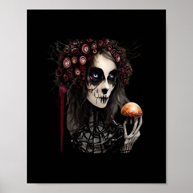 Whimsigoth - Classic Måne och Haunted Gardens Poster (Framsidan)