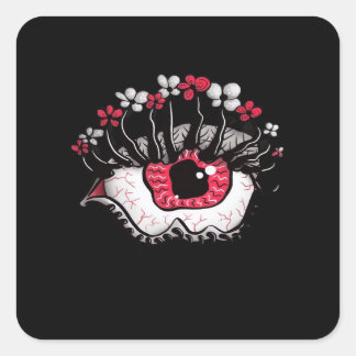 Whimsigoth Classic - Vintage Design Fyrkantigt Klistermärke