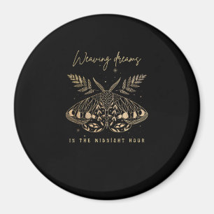 Whimsigoth Cottagecore Goblincore Mystical Moth Go Magnet