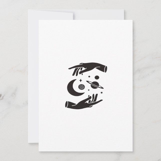 Whimsigoth-design Julkort (Framsida)