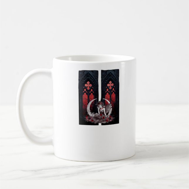 Whimsigoth Fairy Gothic Stil Classic Kaffemugg (Vänster)
