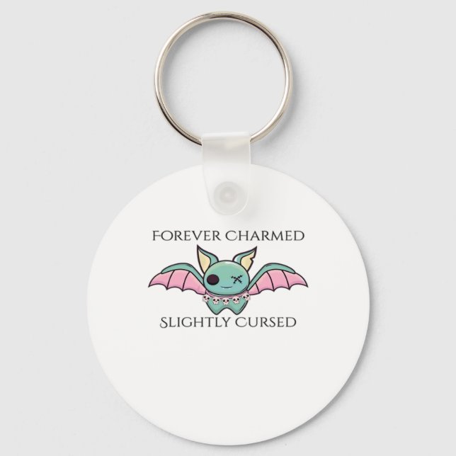 Whimsigoth Fantasy - Mystical Forests, Måne & Mag Nyckelring (Framsida)