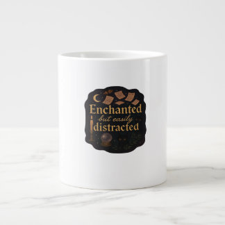 Whimsigoth Fantasy Mystical Forests, Måne & Magic Jumbo Mugg
