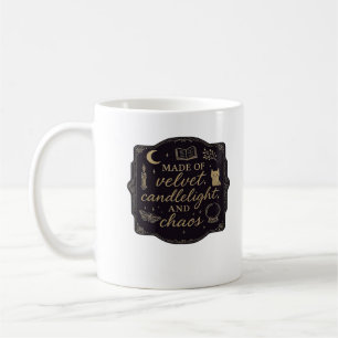 Whimsigoth Fantasy Mystical Forests, Måne & Magic Kaffemugg