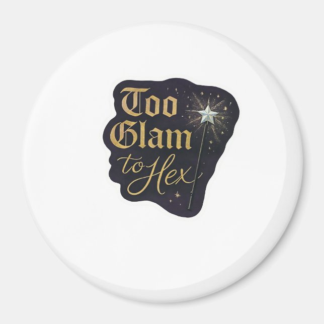 Whimsigoth Fantasy Mystiska Skogar, Månar & Magi Magnet (Framsidan)