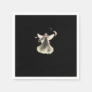 Whimsigoth Girl Mörk Fairy Aesthetic with Vibes Cl Pappersservett