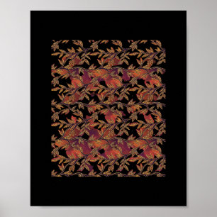 Whimsigoth Golden Vinworking Graphic Poster