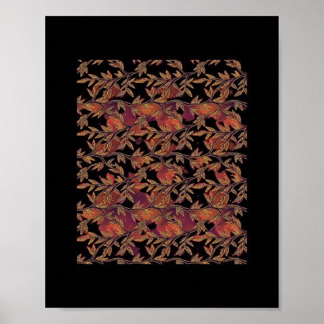 Whimsigoth Golden Vinworking Graphic Poster (Framsidan)