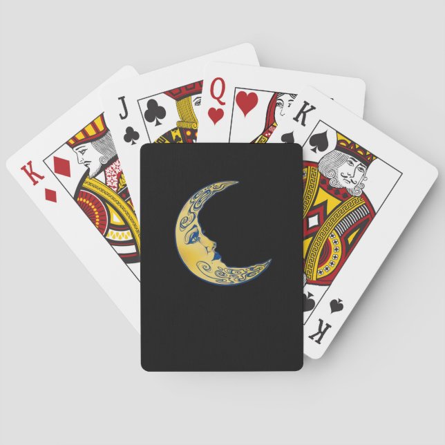 Whimsigoth Måne Casinokort (Baksidan)