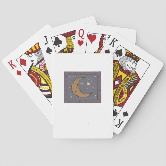 Whimsigoth Måne Classic Casinokort (Baksidan)
