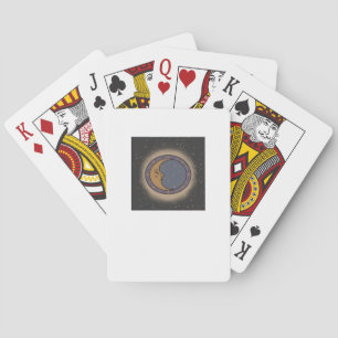 Whimsigoth Måne Skriv ut Casinokort