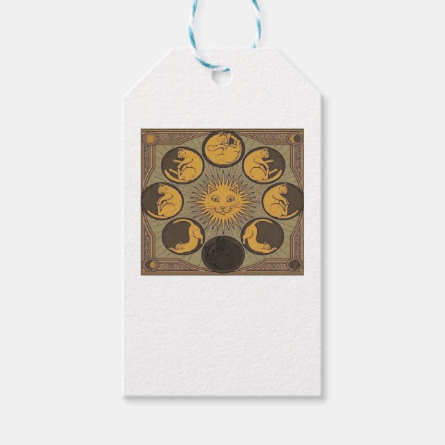 Whimsigoth Moon Classic Presentetikett (Framsidan)