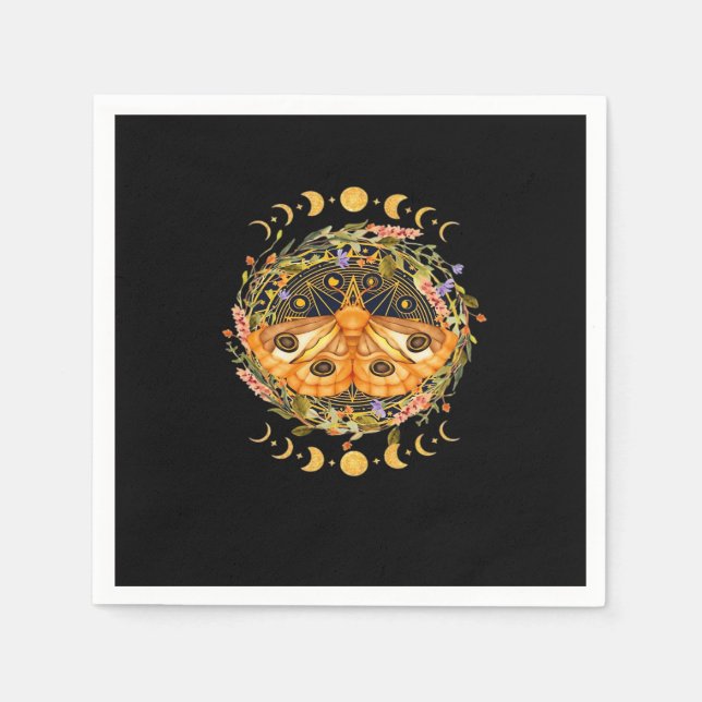 Whimsigoth Moth Classic Pappersservett (Framsidan)