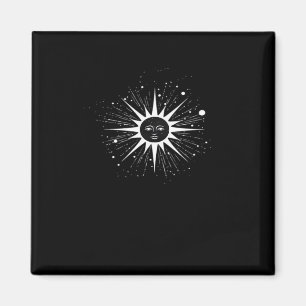 Whimsigoth Night Himmel Sol Måne Witchy Classic Ha Magnet