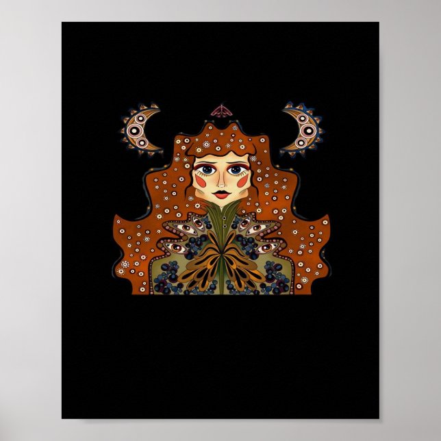 Whimsigoth Porträtt Classic Poster (Framsidan)