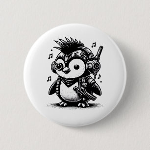 Whimsigoth Punkrock Weirdcore Penguin Vintage Art Knapp