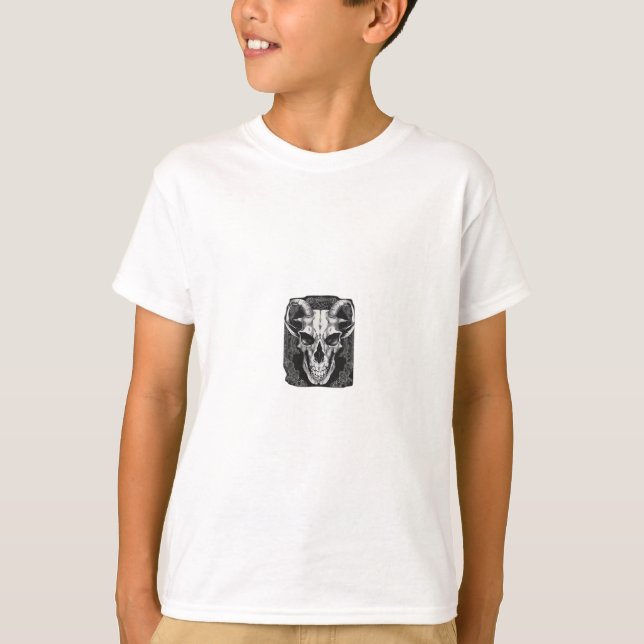 Whimsigoth Skull Gothic Aesthetic Design Classic T Shirt (Framsida)
