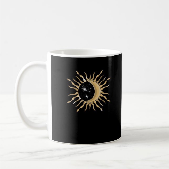 Whimsigoth Sol Måne Space Classic Kaffemugg (Vänster)
