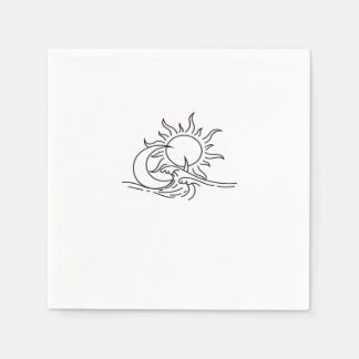 Whimsigoth Sol Sea Witchy Pappersservett