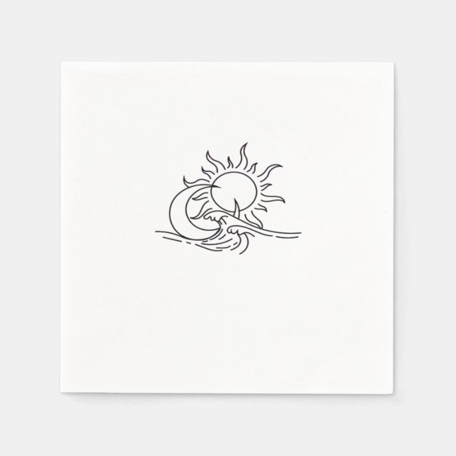 Whimsigoth Sol Sea Witchy Pappersservett (Framsidan)